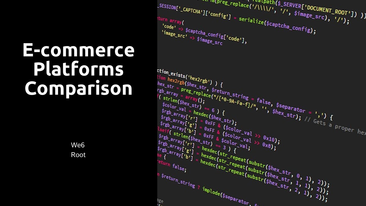 E-commerce Platforms Comparison 