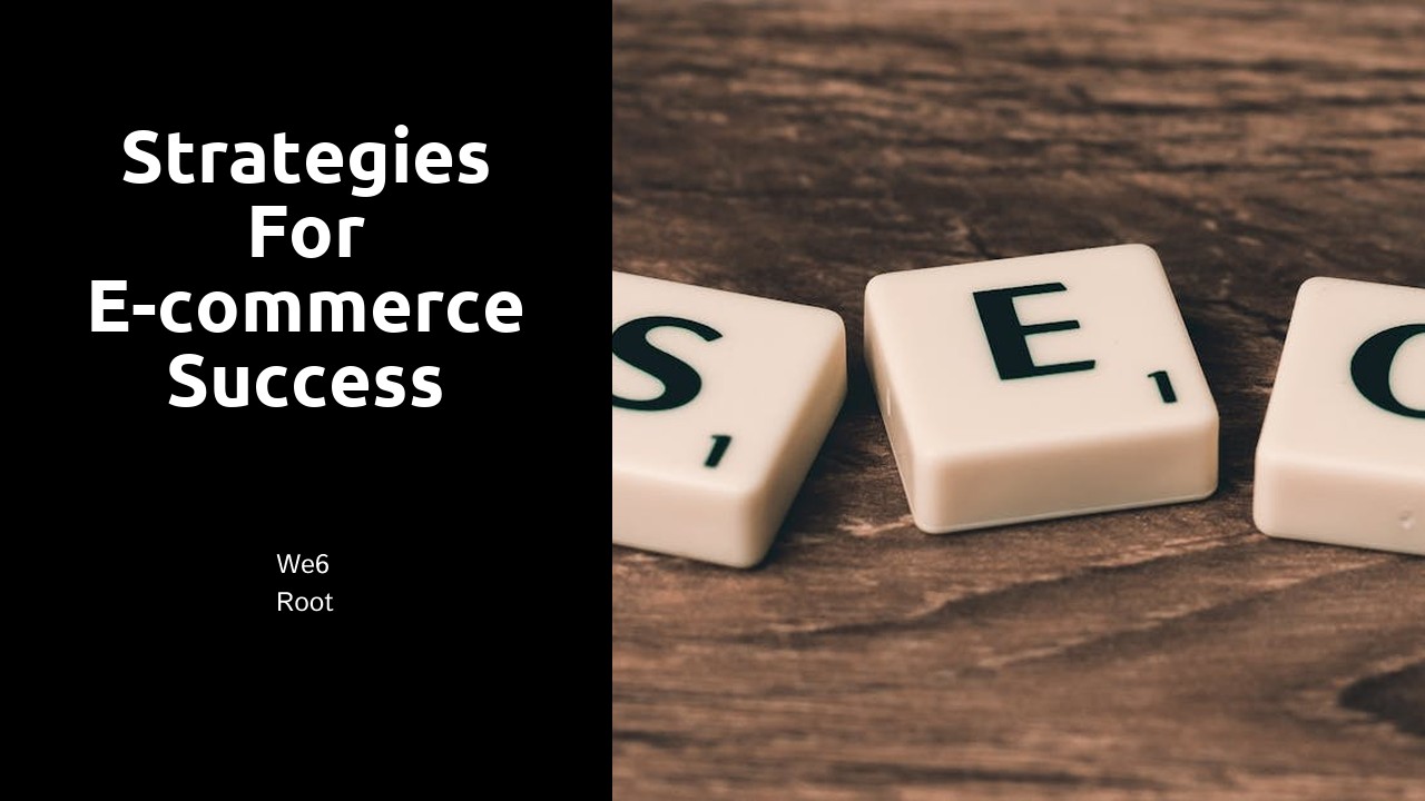 Strategies for E-commerce Success 